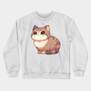 Cute Shorthair Cat Crewneck Sweatshirt